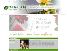 Tablet Screenshot of fontanillas.com